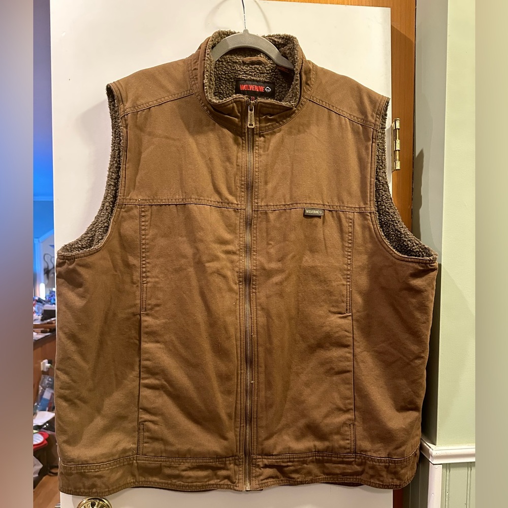 Wolverine Upland sherpa lined vest-mens XXL-NWOT